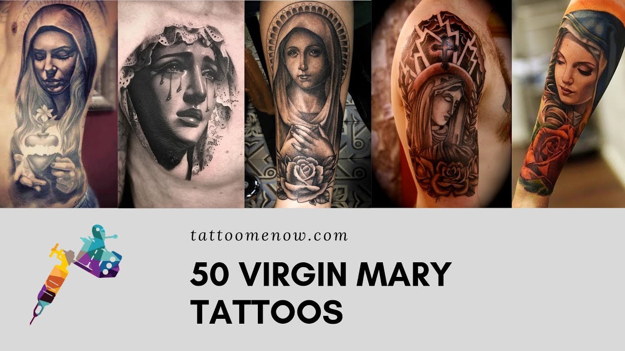 50 VIRGIN MARY TATTOOS