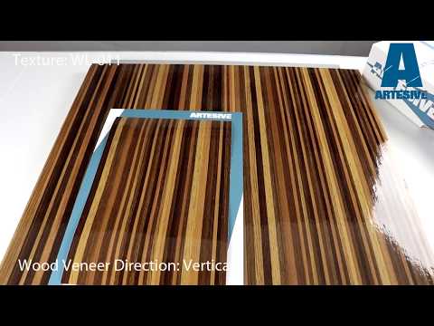 Artesive WL-011 Ebony Lacquered (Glossy) Wood - Texture Model of Self-adhesive Film