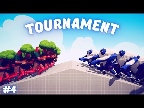ALL MELEE SECRET UNITS TOURNAMENT (50x vs 50x) #4 - Totally Accurate Battle Simulator TABS