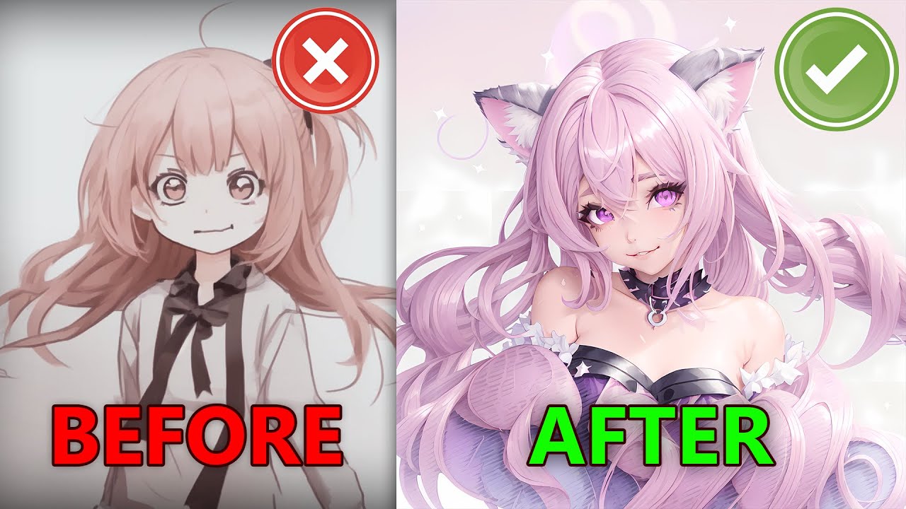 Create a V-Tuber Avatar (2D) using AI (Stable Diffusion)