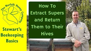 Extracting Supers and Returning them to the Hives - #Beekeeping Basics - The Norfolk Honey Co.