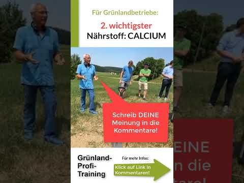 Kalk streuen im Grünland: Darum ist Kalk + Calcium SO wichtig!