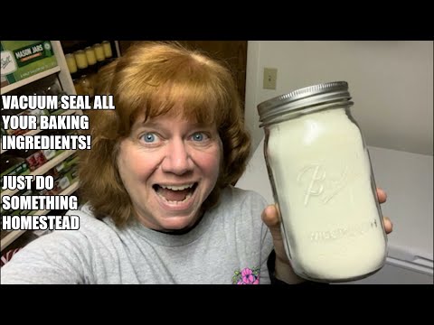 Vacuum Seal all your Baking Ingredients #vacuumseal #foodstorage