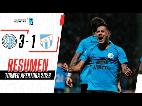 EL PIRATA SE FLOREÓ EN ALBERDI Y ES PUNTERO DE LA ZONA B | Belgrano 3-1 Atlético Tucumán | RESUMEN