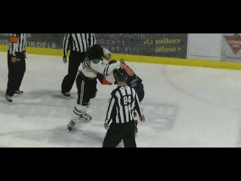 Christophe Losier (Thetford Mines) vs Danick Paquette (Jonquiere)