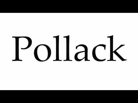 How to Pronounce Pollack