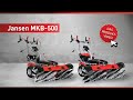 Kehrmaschinen Jansen MKB 500BS MKB 500E Serie Inkl Schneeschild Und Auffangbehälter