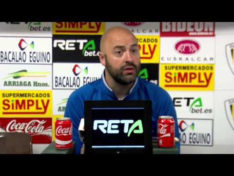 RdP David Movilla tras Barakaldo 3 - Sestao River 1