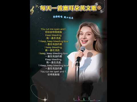 每天一首英文歌，Bleeding Love #翻唱 #cover #歌手單曲 #唱歌 #新歌更新 #热门歌曲 #cover #与音乐的日常 #录屏 #英语 #英语歌 #学习英语