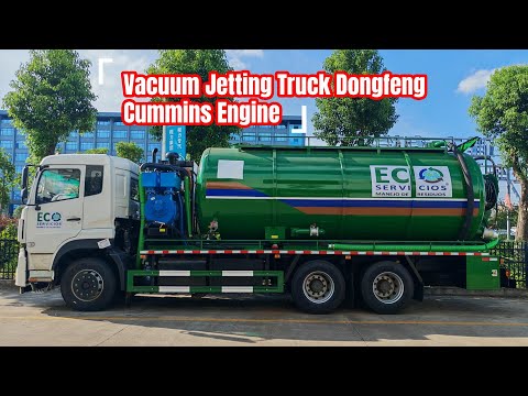 Dongfeng Cummins Sewer Jetting Truck 15-20m³ | High-Pressure Vacuum Combo for Mexico