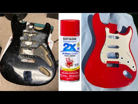REPAINTING A GUITAR WITH SPRAY CANS. Clear Coat Finish