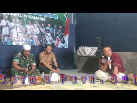 Anggota Koramil 17 Gamping Serma Suharno Purna Tugas