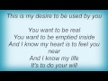 Jeremy Camp - My Desire Lyrics 