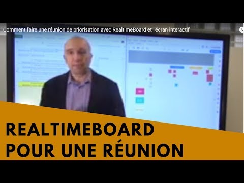 Comment faire une rÃ©union de priorisation avec RealtimeBoard et l'Ã©cran interactif