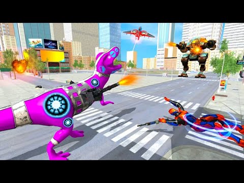 Dino Robot Transformation Games - Robot Car Games Gameplay