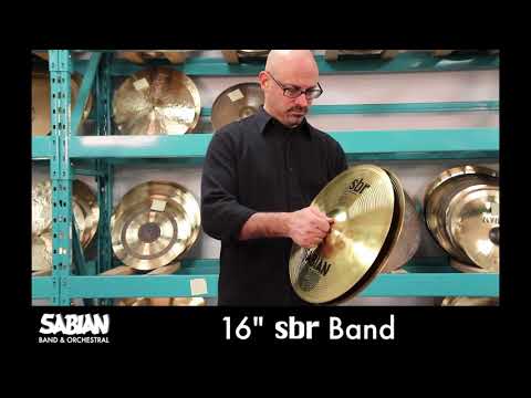 SABIAN SBR Band Cymbals 16 in.