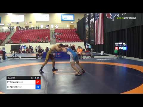 2018 Marine Corps US Open/Masters A Freestyle 78 Semis - Paul Vasquez (Warr) Vs. Connor Keating (R