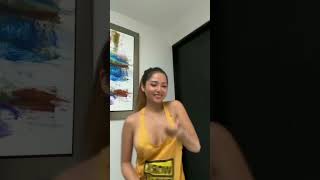 No bra Bouncing Big Boobs No Bra Challenge stepsister#nobra​ #bouncing​ #tiktok​ #tphani