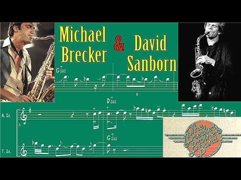 Rocks - David Sanborn & Michael Brecker Solo Transcription (Brecker Brothers 1975)