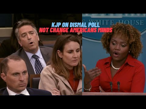 KJP On Dismal Poll: We Are Not Going To Change The Minds Of Americans”, Do Approve Biden Initiatives