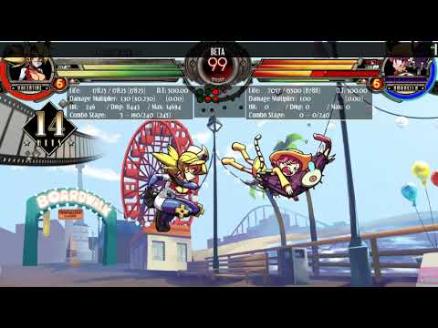 Skullgirls | Valentine 14609 (ft. Annie) | j.HP starter | 2 Meter | 2vs3