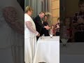 Mark and Cynthia’s joining of families with sand