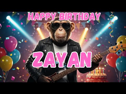 ZAYAN Happy Birthday Song - Happy Birthday to Zayan