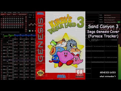 Kirby's Dream Land 3 - Sand Canyon 3 (Sega Genesis Cover, Furnace Tracker)