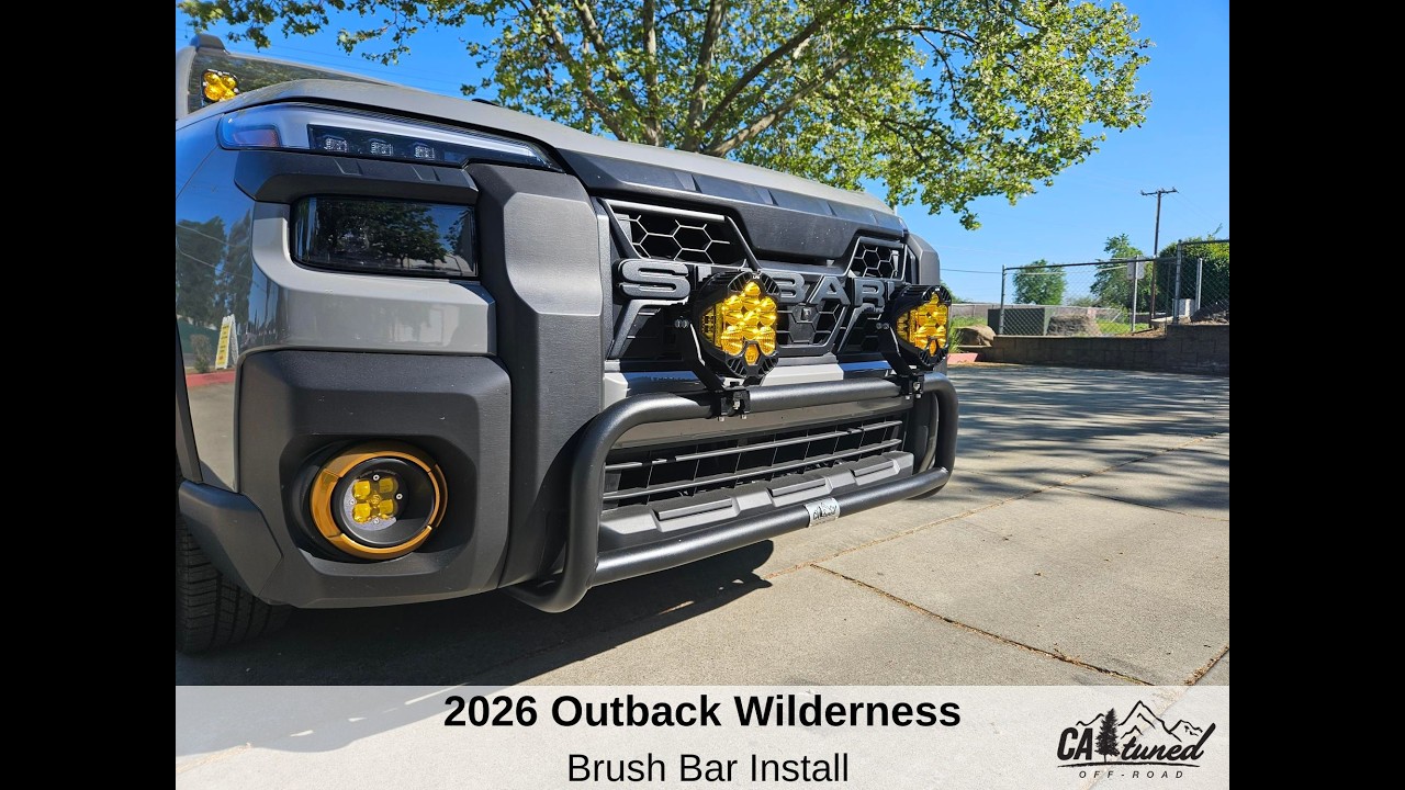 Watch: 2026 CAtuned Off-Road Subaru Outback Wilderness Brush Bar
