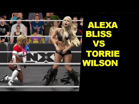 WWE 2K17 Alexa Bliss vs Torrie Wilson - Extreme Rules