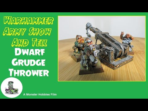 Age Of Sigmar Battlefield Show And Tell - The Dwarf Grudge Thrower Of Queen Helgar's Army