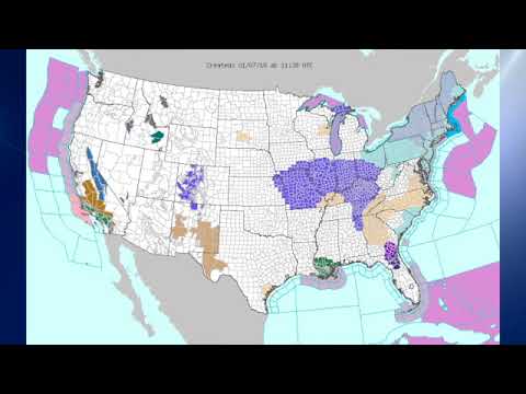 January 7, 2018, Weather Xtreme Video