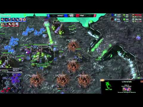ZvP Impact vs First -g1- DeadWing 1080p Starcraft 2