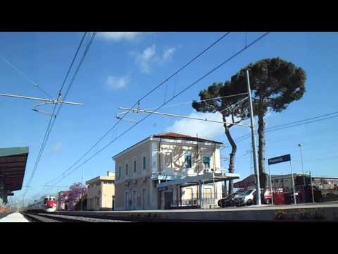 ETR 450 n.02 sull' IC 551 Roma Termini - Reggio Calabria Centrale, in transito a Pomezia