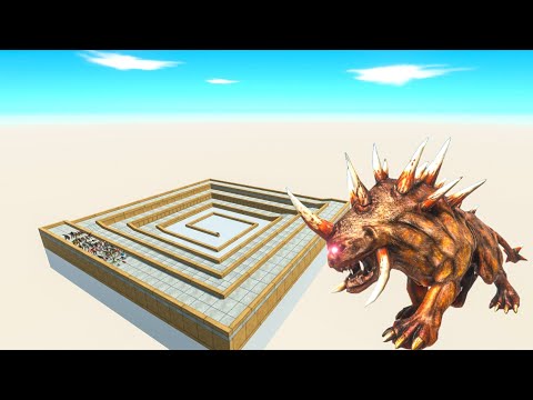 All Unit Escape From Alien Hellhound - Last Survivor - Animal Revolt Battle Simulator