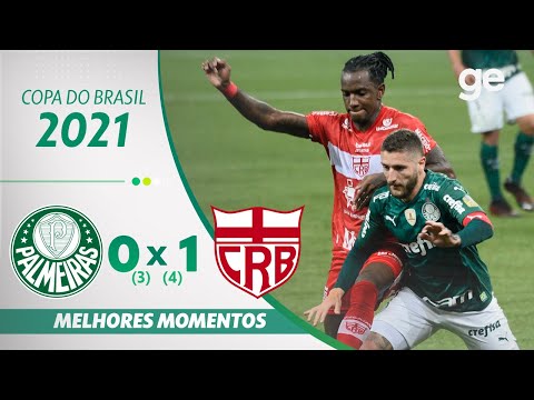 Gols e lances de Palmeiras x CRB