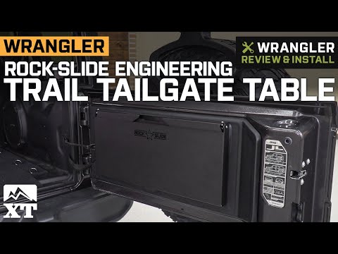 2007-2020 Jeep Wrangler Rock-Slide Engineering Trail Tailgate Table Review & Install