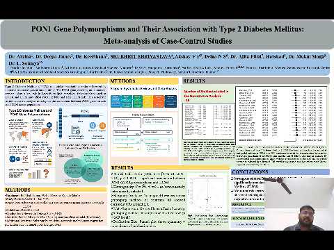 Poster Presentation at BCGI 2025: PON1 gene polymorphism and their association with T2DM 