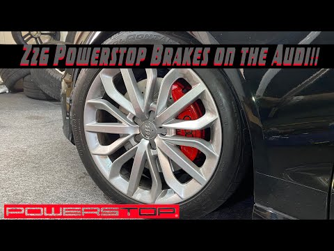 Upgraded Brakes for the Audi!