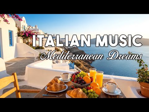🎶 Italian Vibes & Mediterranean Music 🎶 2+ Hours Scenic Amalfi Coast & Lake Como Relaxation 4K