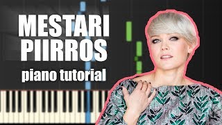 Anna Puu - Mestaripiirros | PIANO TUTORIAL