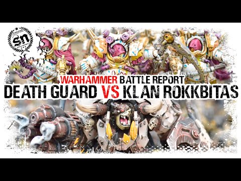 Warhammer 40,000 (Battle Report) - Death Guard vs Orks