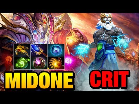 MidOne Invoker ft Crit Zeus - EPIC FIGHT with Max Items