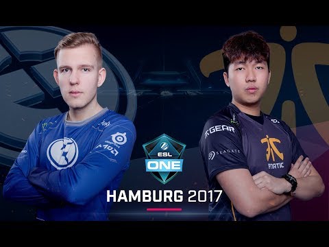 Dota 2 - Evil Geniuses vs. fnatic - Game 1 - Group A Elimination - ESL One Hamburg Major 2017
