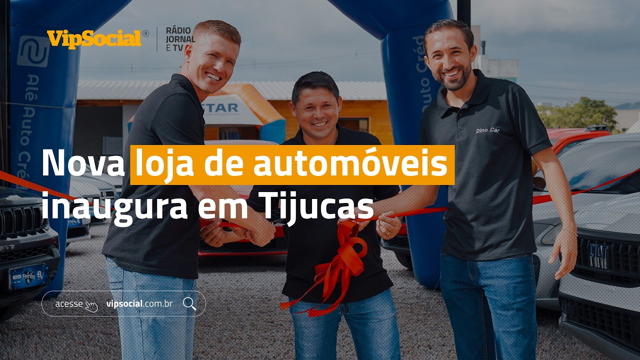 Nova loja de automóveis inaugura em Tijucas 