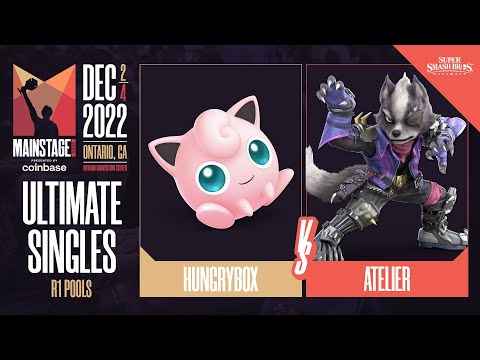 Hungrybox (Jigglypuff) vs Atelier (Wolf) - Ultimate Singles Pools Winners SF  - Mainstage 2022