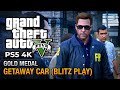 GTA 5 PS5 Mission 35 Blitz Play Getaway Vehicle Gold Medal Guide 4K 60fps