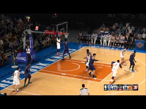 NBA 2K15 MyLeague - Charlotte Hornets vs New York Knicks Full Game (Xbox One)