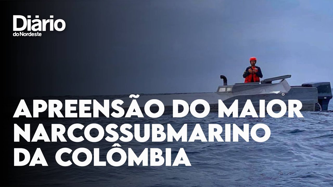 Imagem da notícia: Marinha colombiana apreende narcossubmarino com três toneladas de cocaína; assista