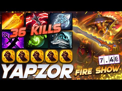 [7.40] Yapzor Ember Spirit Fire Show - Dota 2 Pro Gameplay [Watch & Learn]